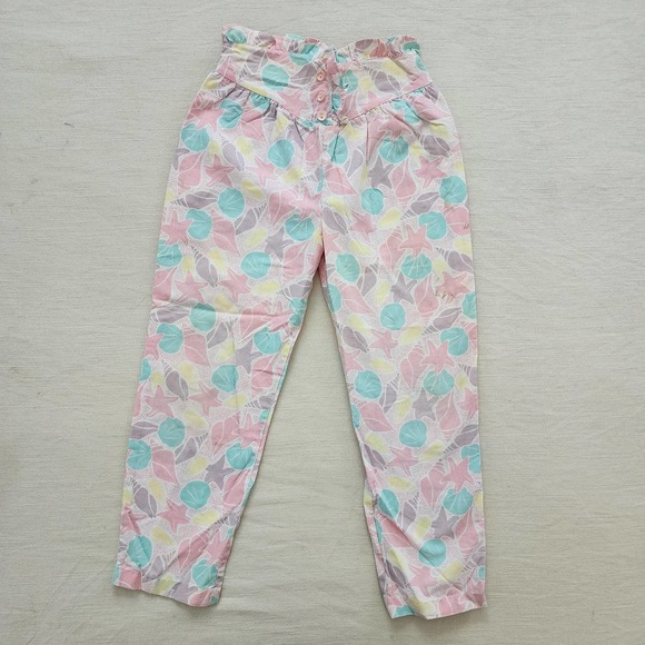 Vintage Shell Beach Pants kids 6x - Picture 1 of 11